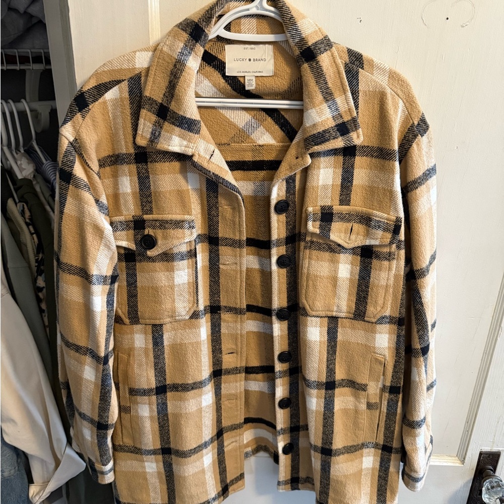 Lucky Brand Plaid Shacket